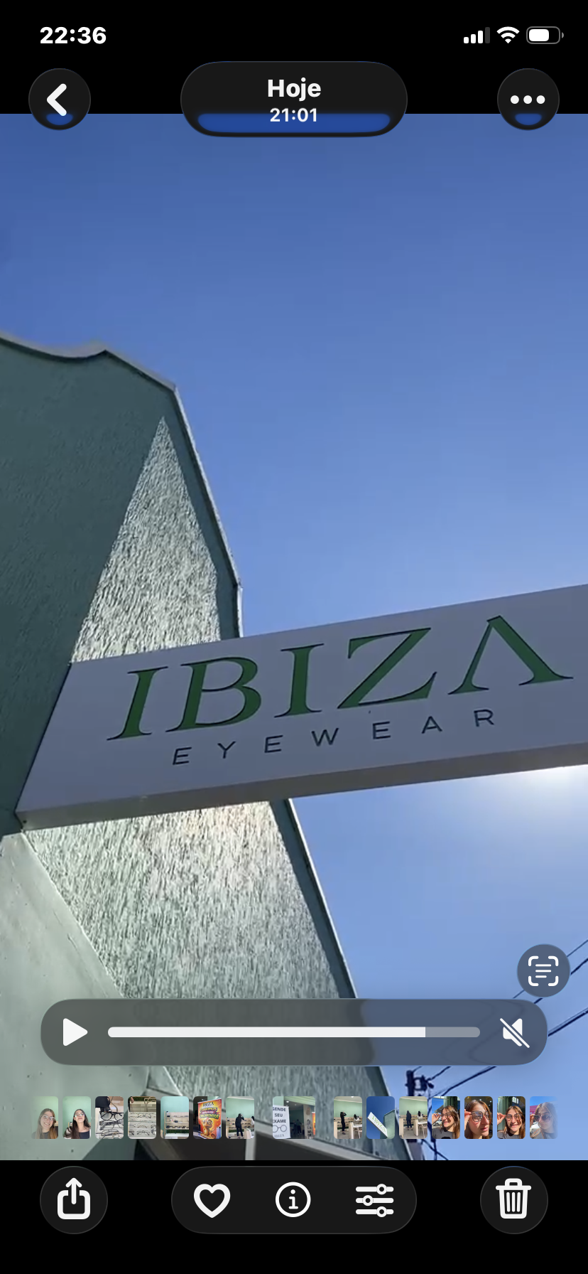 Fachada da Ótica Ibiza Eyewear em Mogi Guaçu
