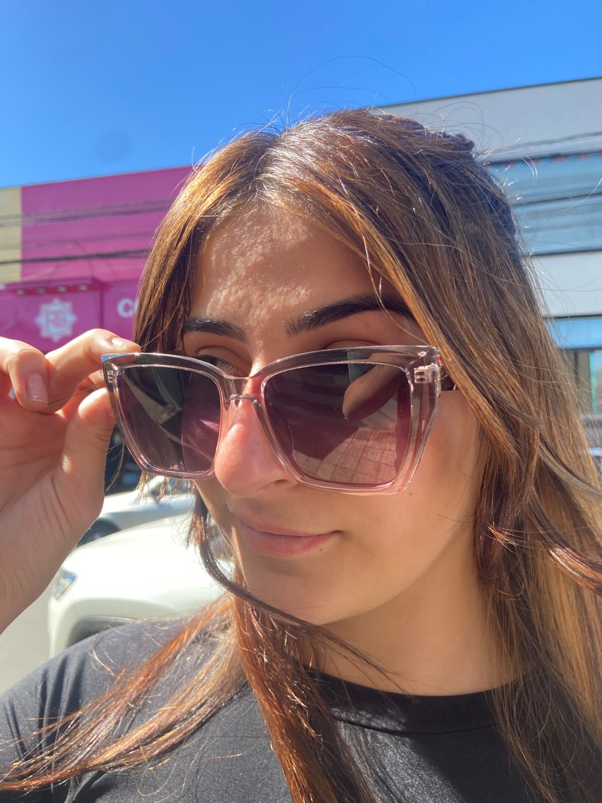 Rosé Cristal Cat-Eye